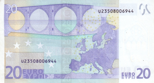 (005) European Union P3U - 20 Euro (2002 Duisenberg)